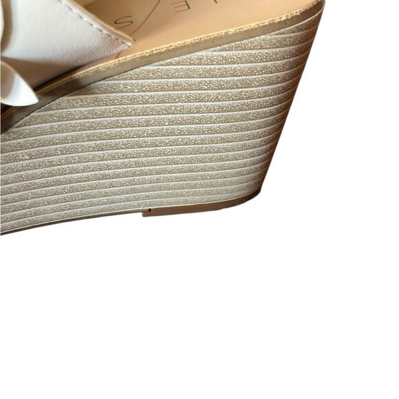 Sole Society Women's Cream Wedge Sandals Size 7.5 - Picture 12 of 12